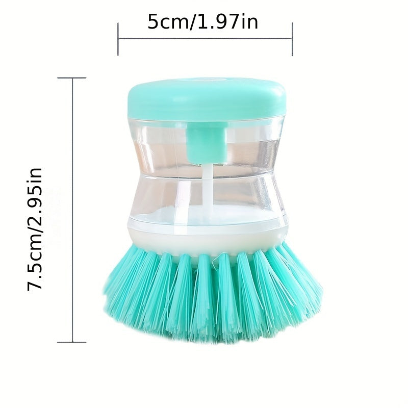 1pc Premium Kitchen Cleaning Brush  Ergonomic Handle Gentle Scrubbing Bristles Portable Dishwashing Home Restaurant and Outdoor Use  Easy to Clean and Store