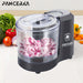 Electric Vegetable Chopper  Mini Food Processor Electric Food Chopper 3Cup 150 Watts For Dicing Mincing And Puree Black