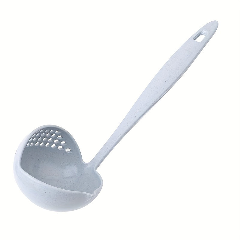 2in1 Long Handle Soup Spoon  Strainer Tool