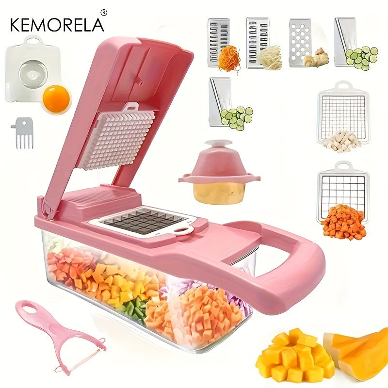 Versatile 16in1 Vegetable Chopper with Storage Container